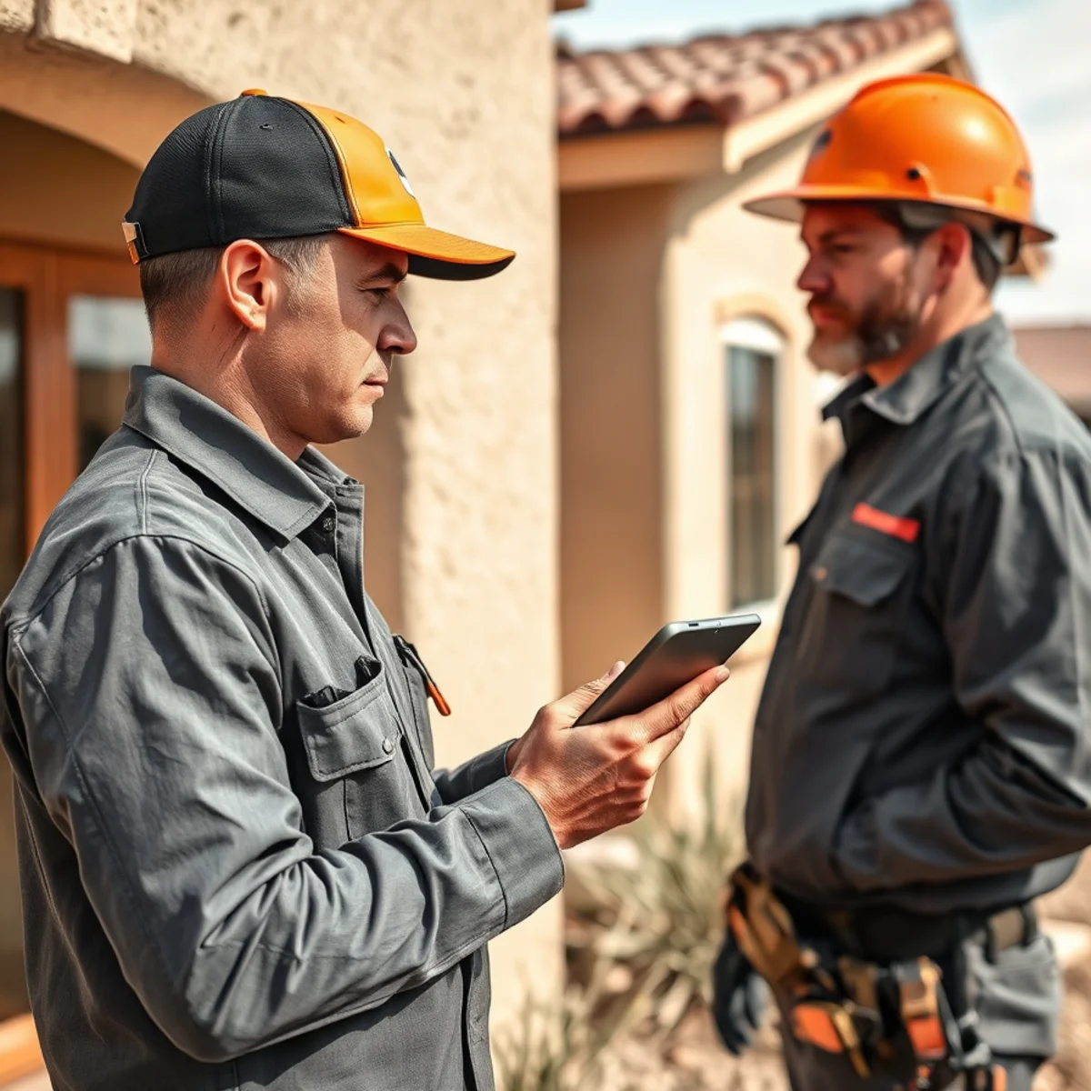 Robert of Annihilate Pest Control leading an inspection in El Paso