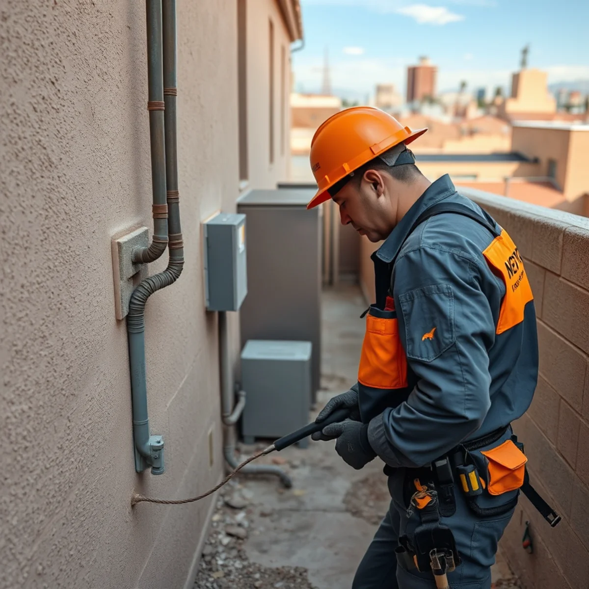 Pest control service at a Central El Paso property