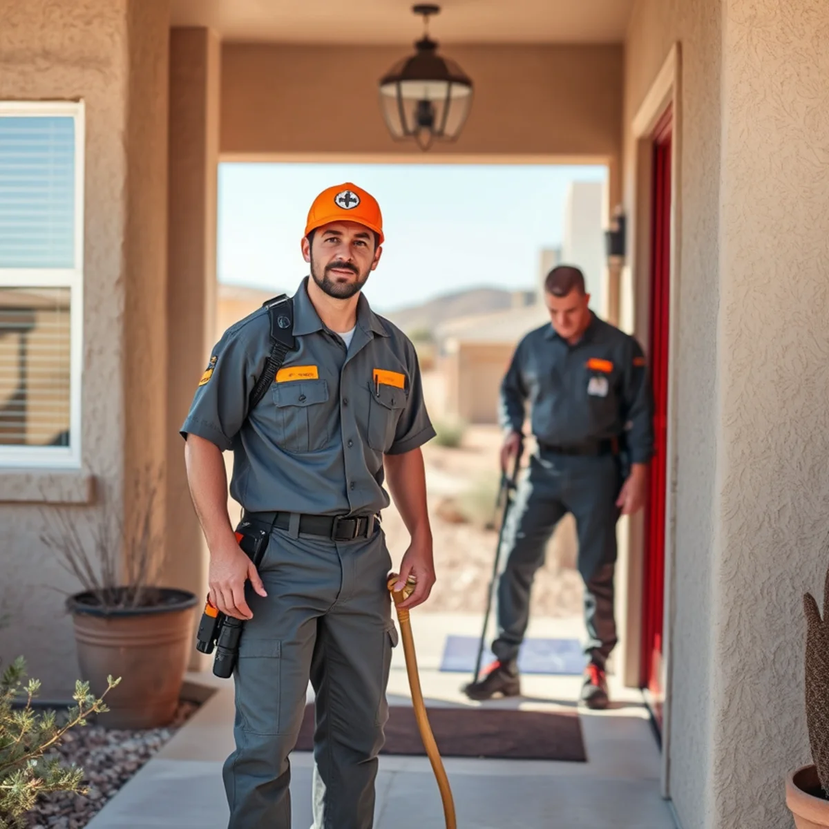 Pest control service for a home near Fort Bliss, Texas