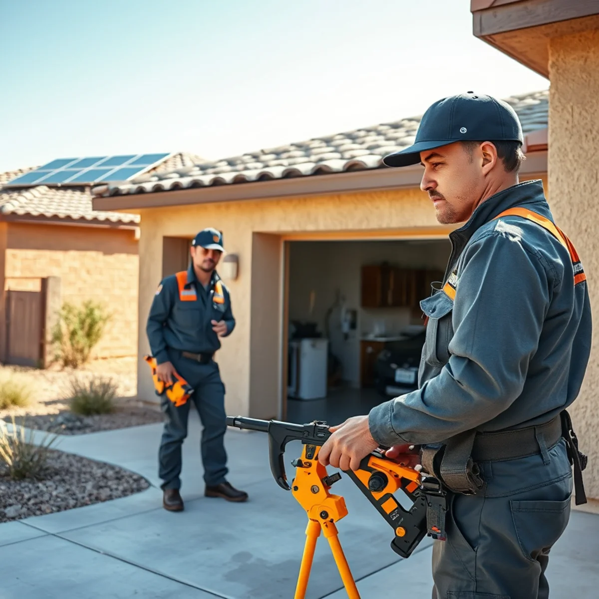 Pest control service at a newer Horizon City, Texas home