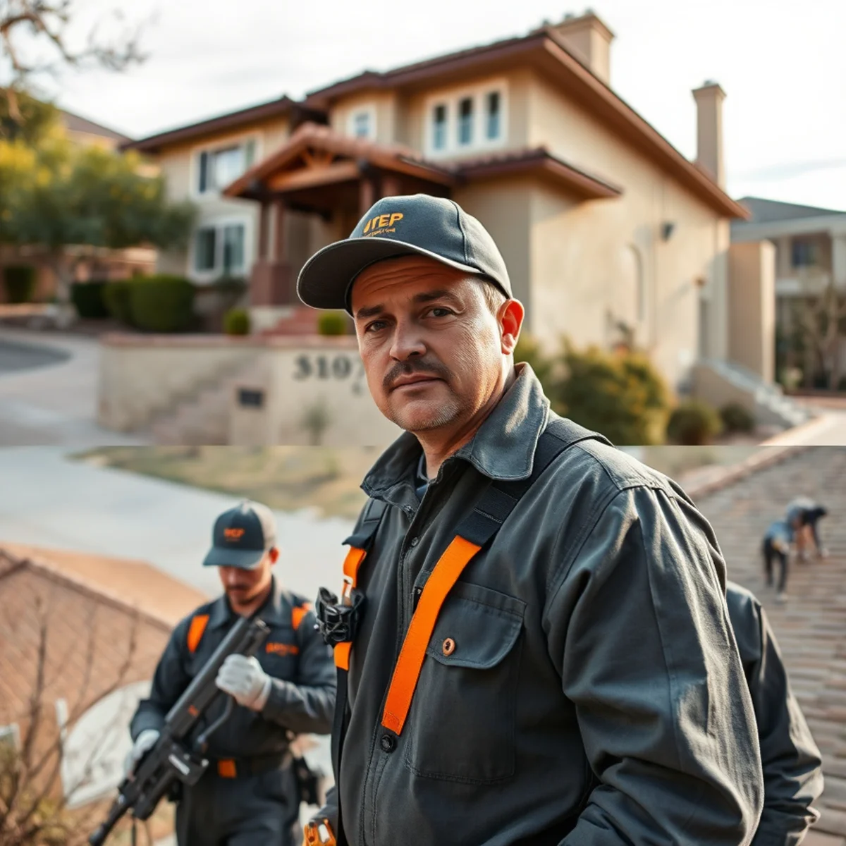 Pest control service at a Kern Place home in El Paso