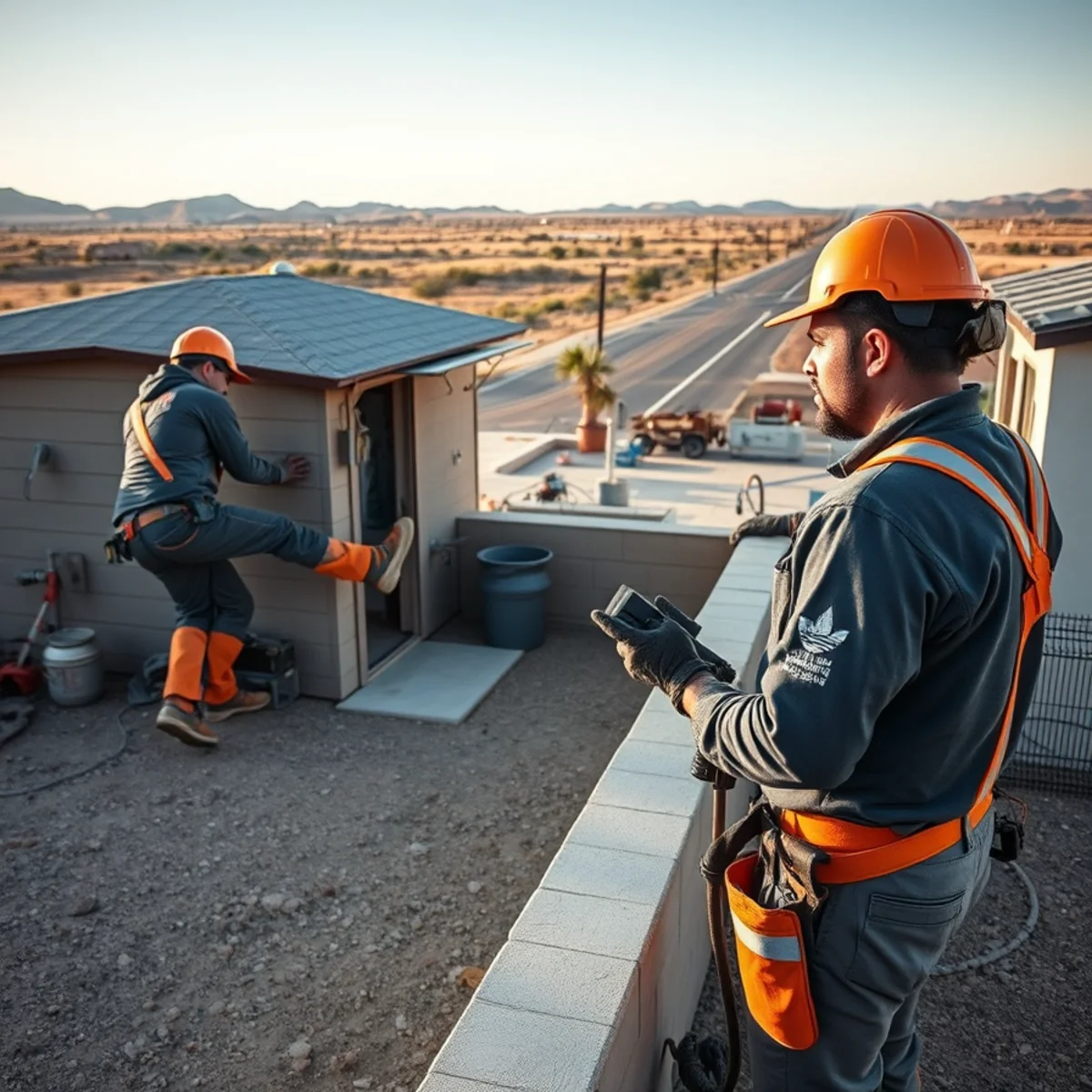 Desert pest control visit in Montana Vista, Texas