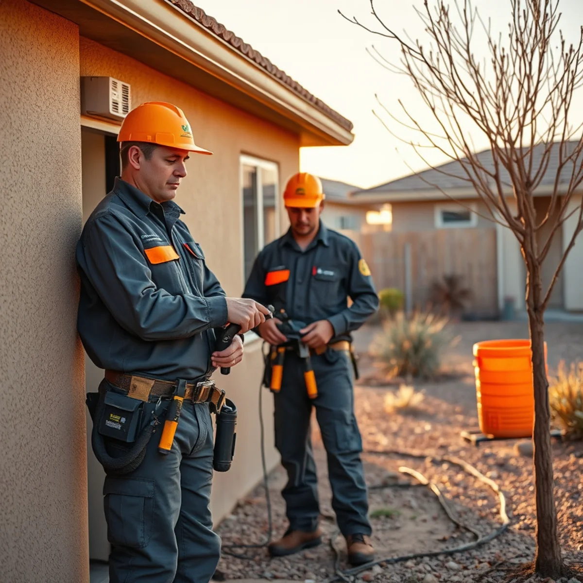 Pest control inspection in Morning Glory, Texas