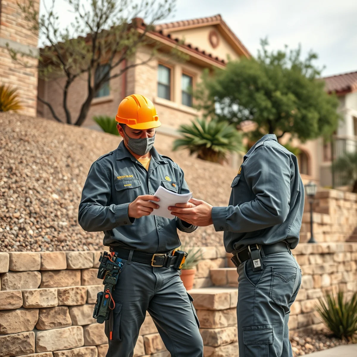 Pest control inspection at a Sunset Heights property in El Paso