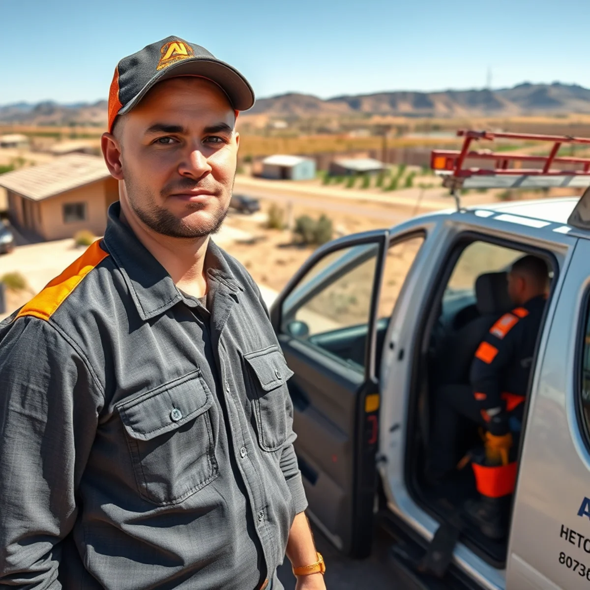 Pest control technician serving a Tornillo, Texas property