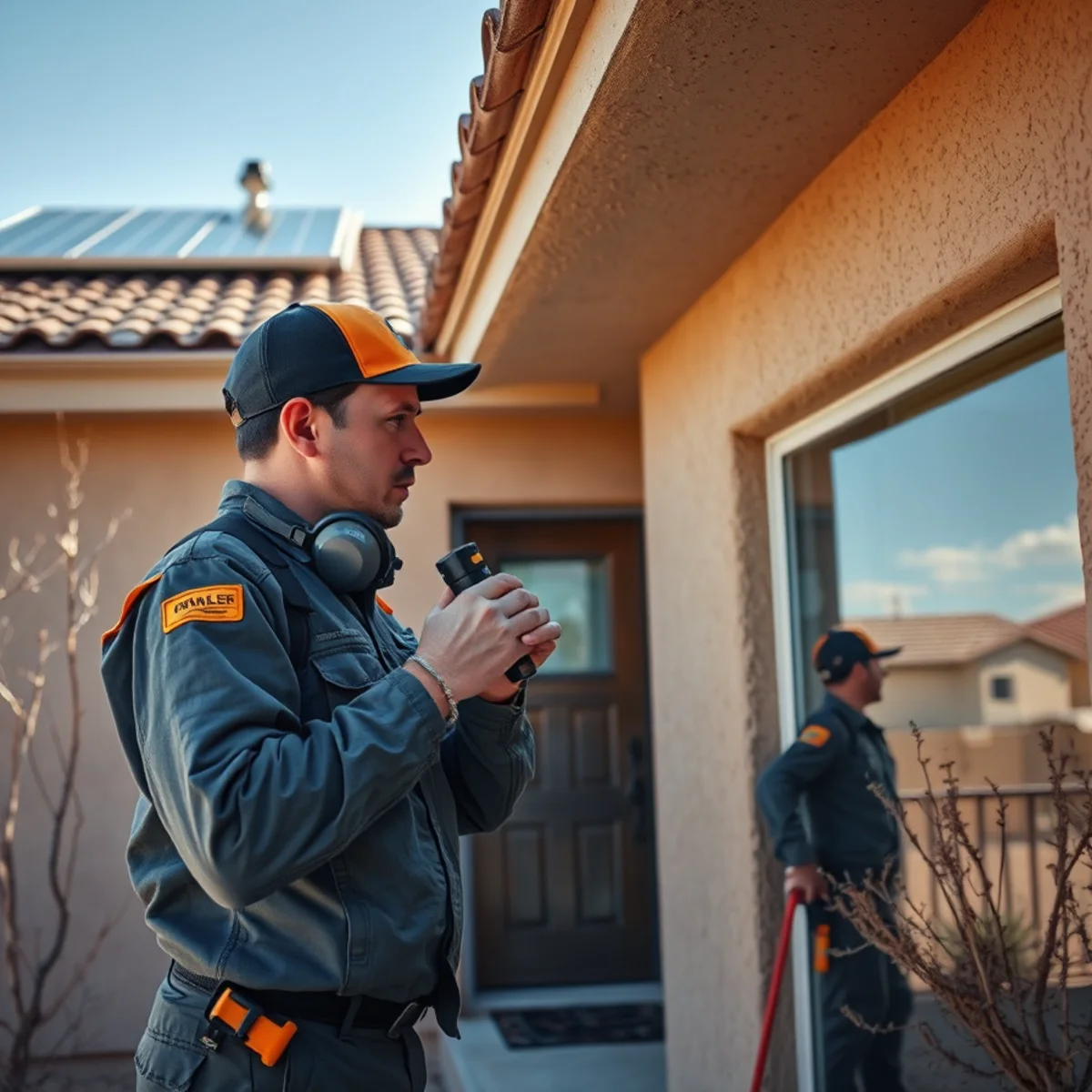 Pest control services at a El Paso property
